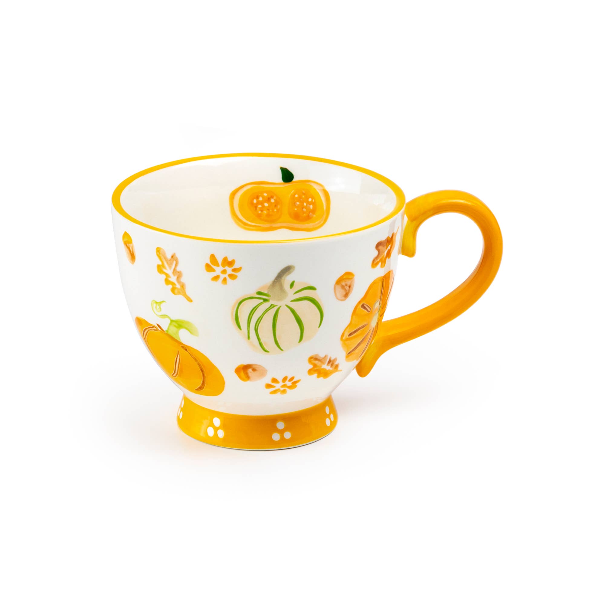 Grace Teaware - Wholesale Coffee Mug - Pumpkins Orange Latte 14oz Mug1