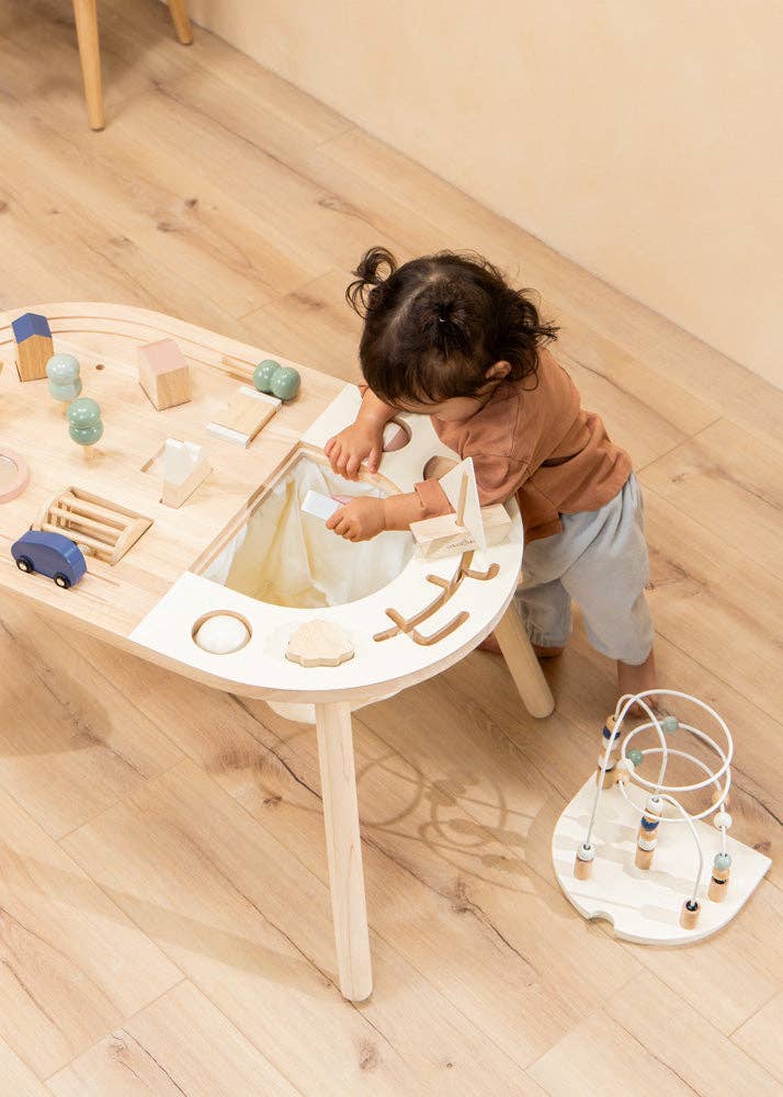 Coco Village - Vente Jouet en bois – enfant - Table d'activité en bois14