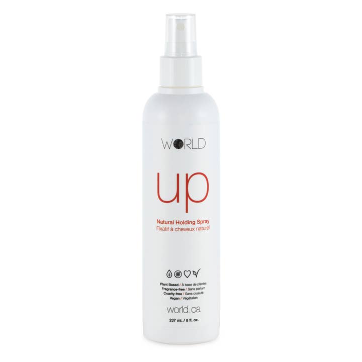 Up Natural Holding Spray for wholesale by WORLD Hair and Skin