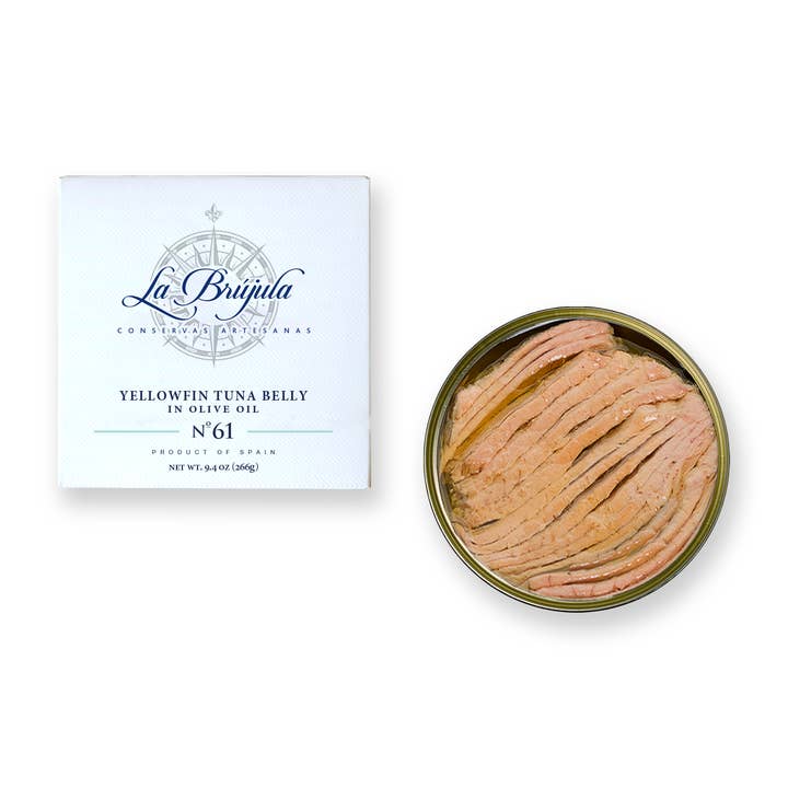 Conservas La Brújula - Wholesale Tinned fish - Yellowfin Tuna Belly In Olive Oil RO280. LB61
