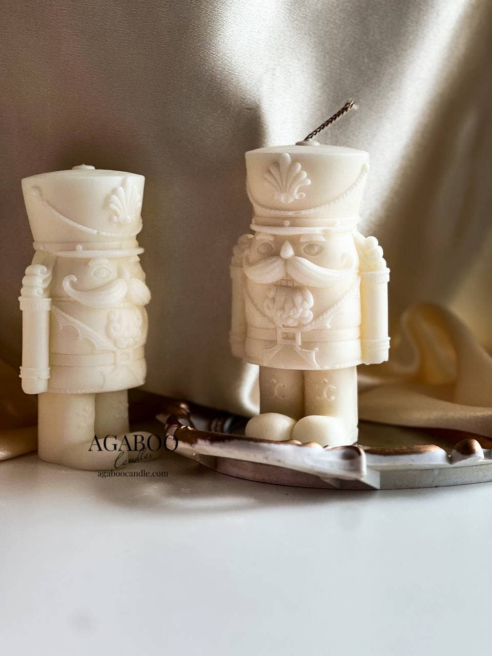 Agaboo Candle - Wholesale Novelty Candle - Christmas Shorty Nutcracker Statue Candle 5.5x2in 9