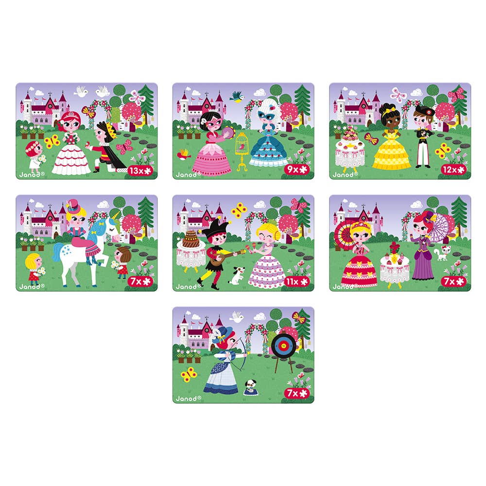 Janod - Wholesale Toy Set - Kids - Magneti'book - Princesses5