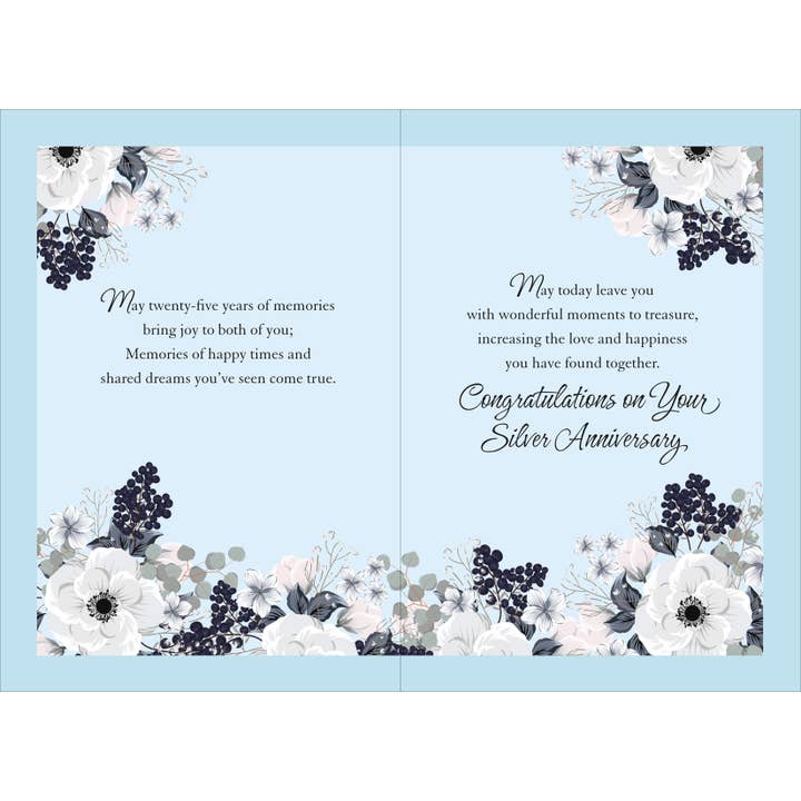 InterGreet.com - Wholesale Anniversary Card - Anniversary Cards - 25th Anniversary Greeting Cards