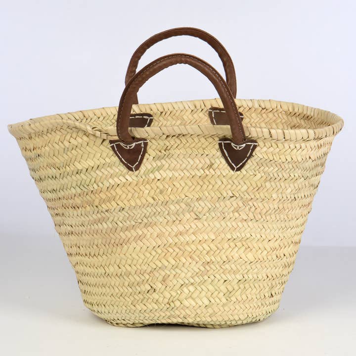 Willow Group - Wholesale Tote Bag - Women's - Oval Straw Tote w/ Leather Side Handles4