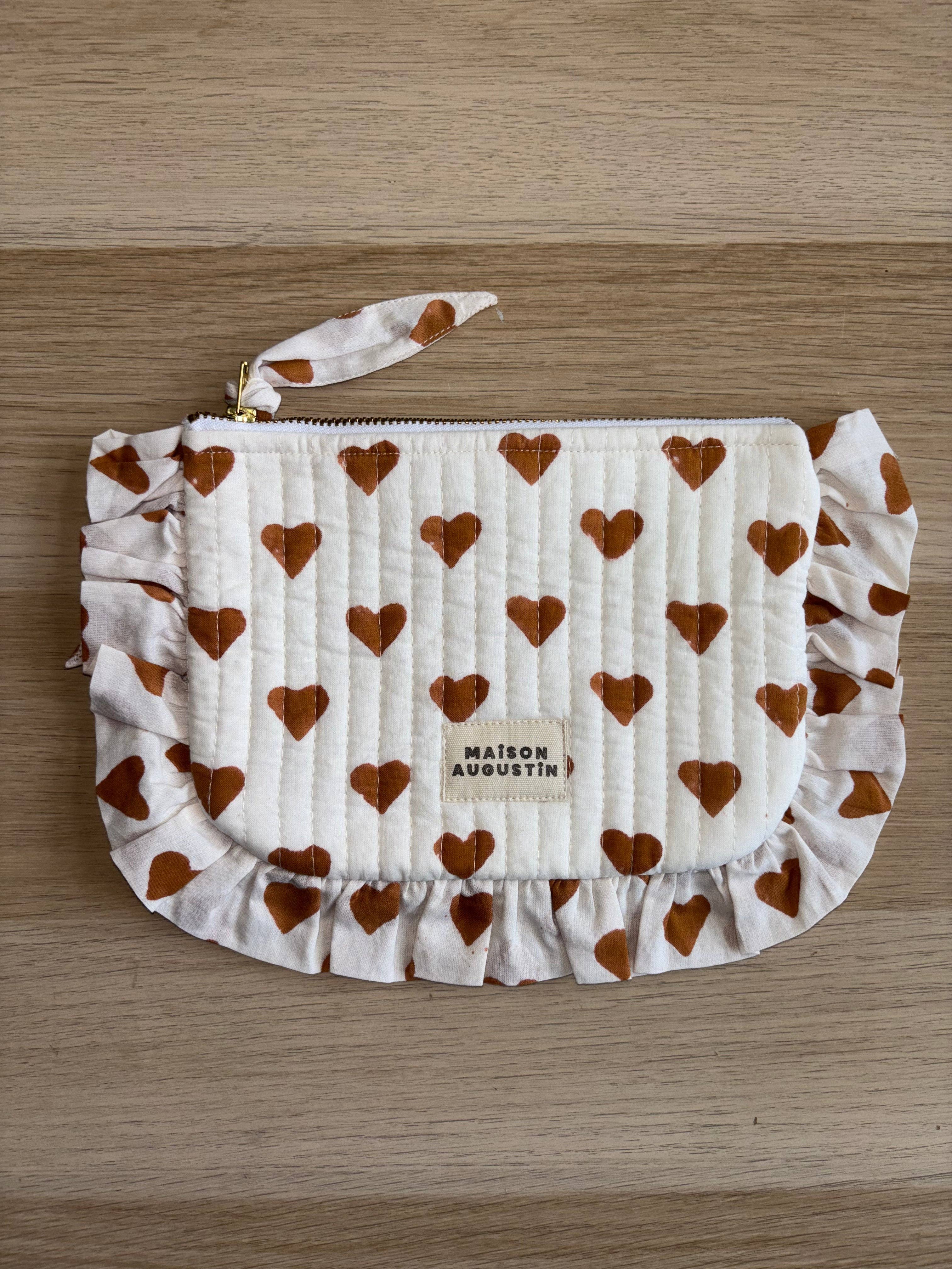 Maison Augustin - Wholesale Pouch - Women's - Small Cinnamon Love Pouch0