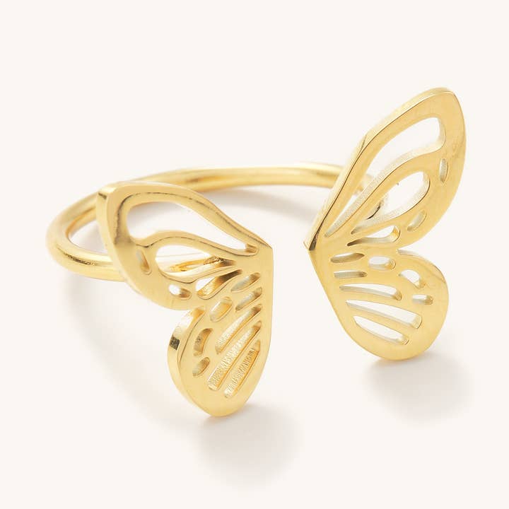 Monarch Butterfly Ring für den Großhandel von Nikki Smith Designs