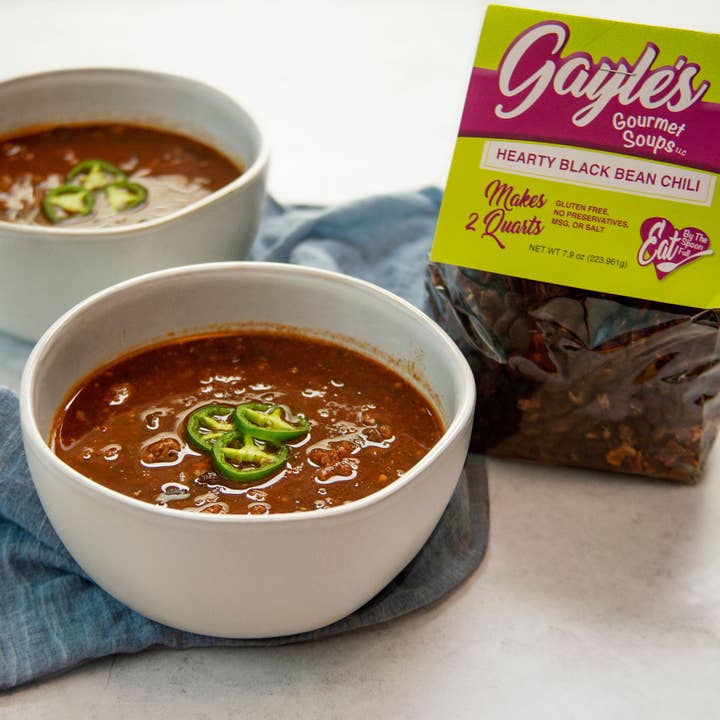 Gayle's Kitchen Creations-Gayle's Gourmet Soups - Wholesale Soup - Hearty Black Bean Chili0
