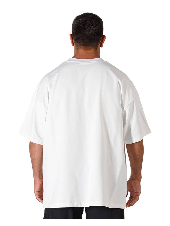 Active Basics - Wholesale T-Shirt - Men's - Unisex Luxe Oversized Tee Arctic