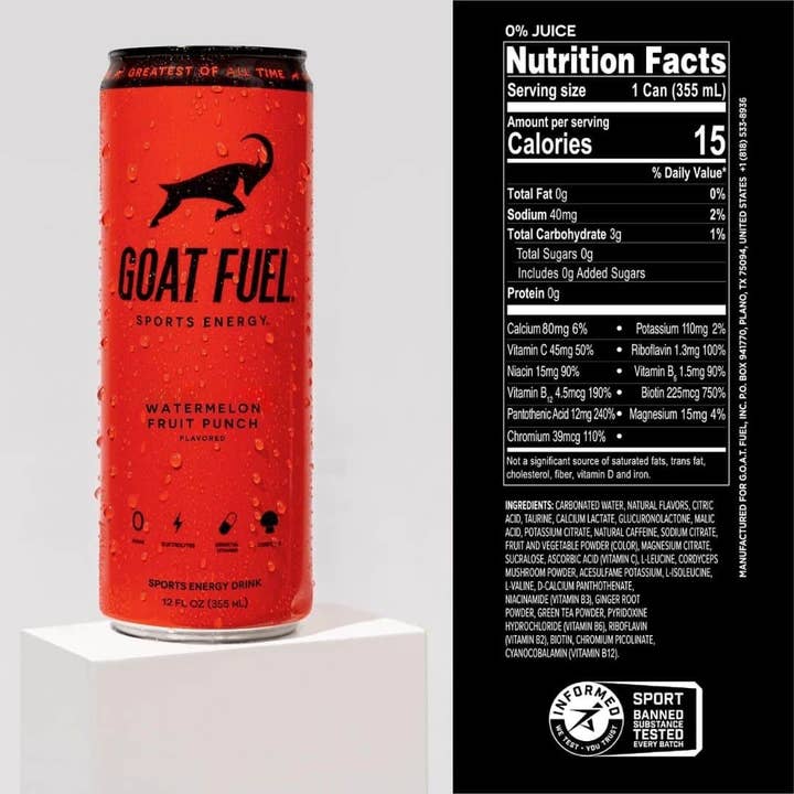 L&F Universal Goods - Wholesale Sports/Energy Drink - Goat Watermelon Fruit Punch 12/12Oz3