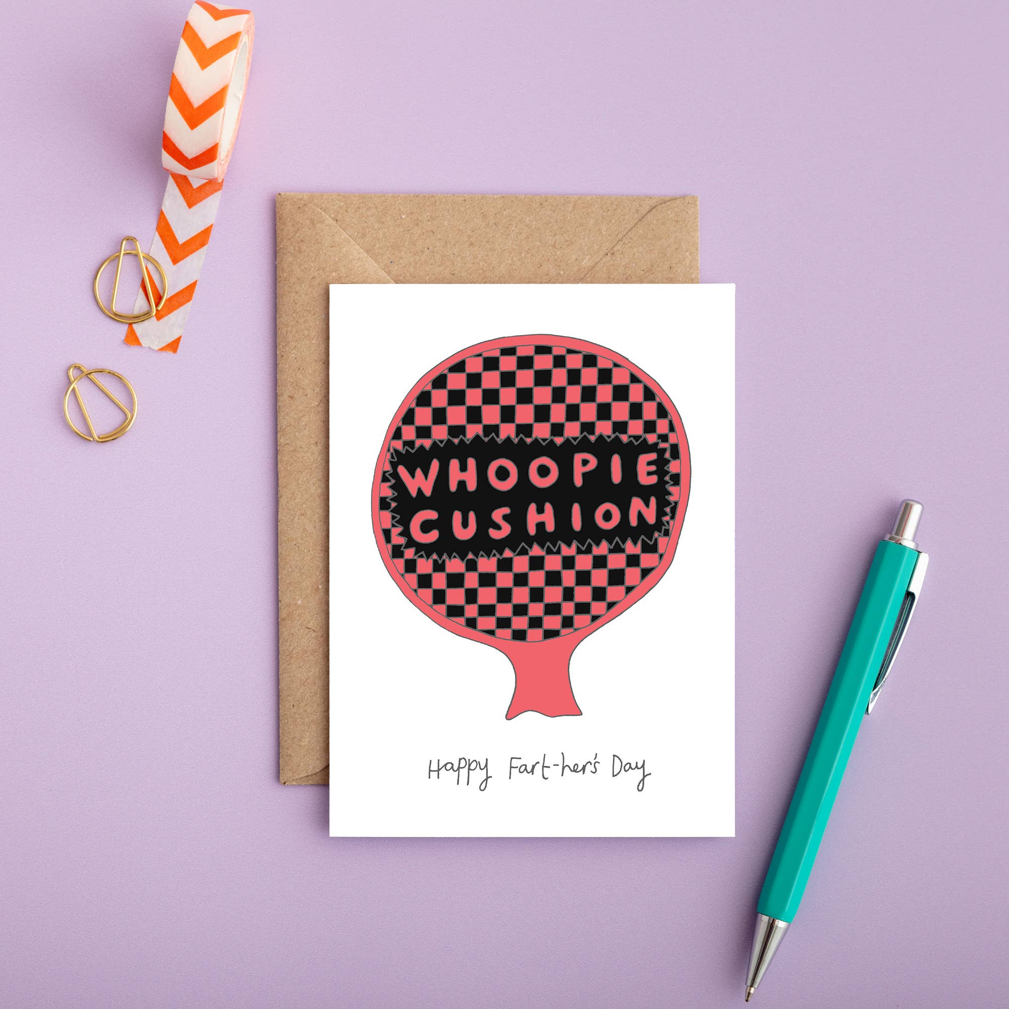 You've Got Pen On Your Face - Wholesale Father's Day Card - Fart-er's Day | Funny Father's Day Card | Whoopee Cushion2