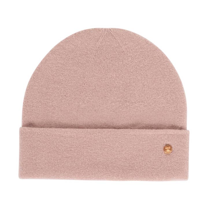 2173-01-12 CASHMERE-MERINO BEANIE MUAVE for wholesale by BICKLEY + MITCHELL AMSTERDAM