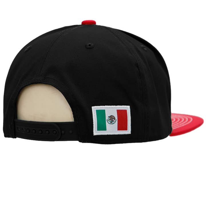 Cap Zone - Vendita all'ingrosso Cappellino con visiera piatta - Unisex - Stemma della bandiera messicana con visiera piatta divisa, snapback7