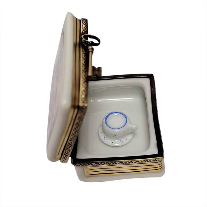 Rochard - Wholesale Decorative Box - Alice In Wonderland Book With Tea Cup1