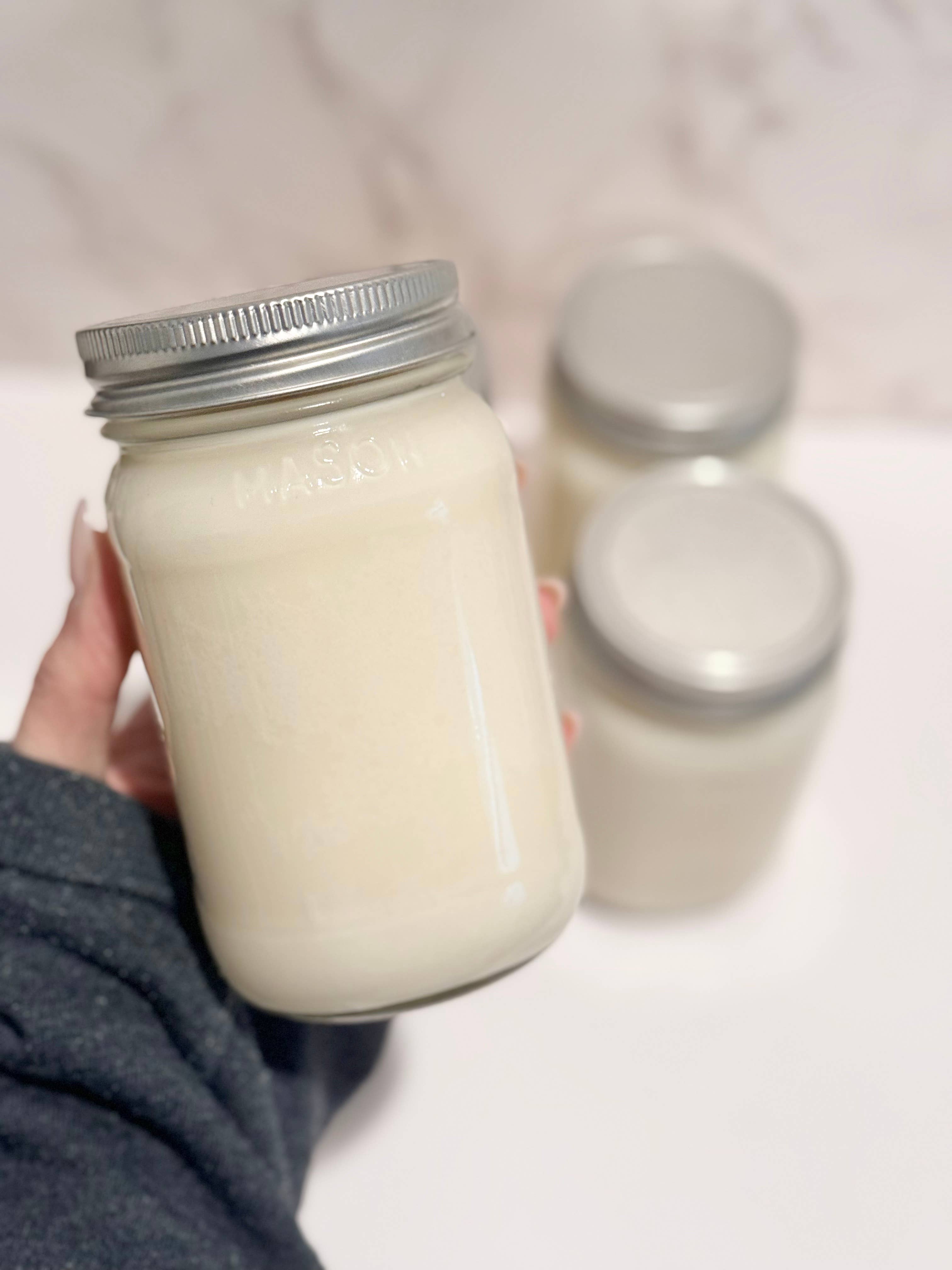 Candle Cabana - Vente Bougie en bocal - Bougie en cire de soja 100 % naturelle dans bocal Mason de 14 oz - Étiquette privée2