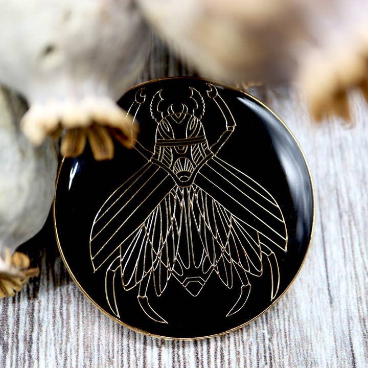 Hannah Hitchman Illustration - Wholesale Lapel Pin/Button - Mechanical Spy Fly Enamel Pin