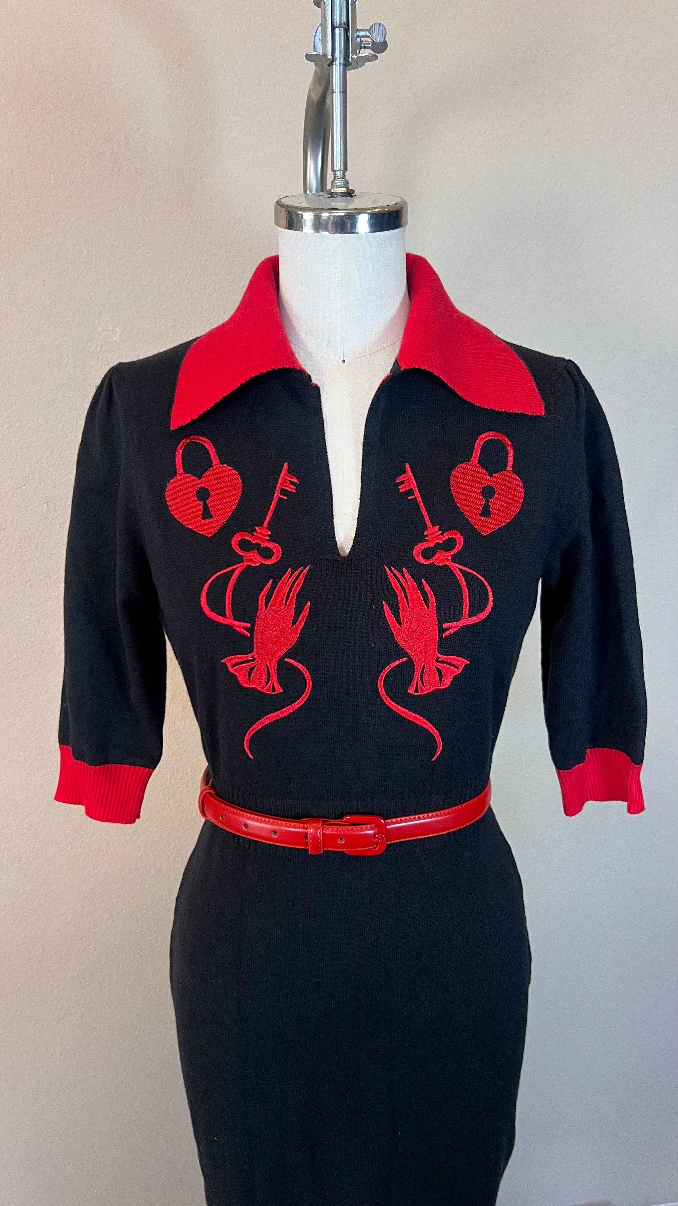 Elle Rebel - Wholesale Dress - Women's - Key to My Heart Knitted Dress11