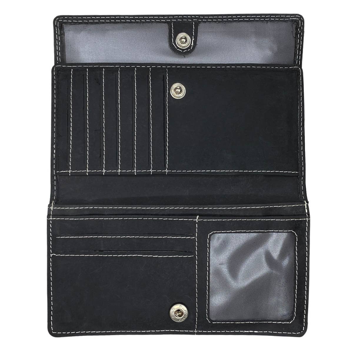 Arrigo – Großhandel Brieftasche – Damen – Damen-Geldbörse aus Büffelleder mit RFID-Schutz14