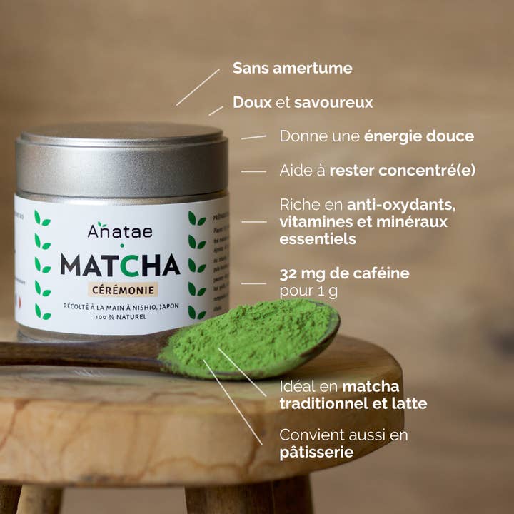Anatae - Venta al por mayor Infusión de lactancia - TÉ MATCHA PARA CEREMONIA 80 G