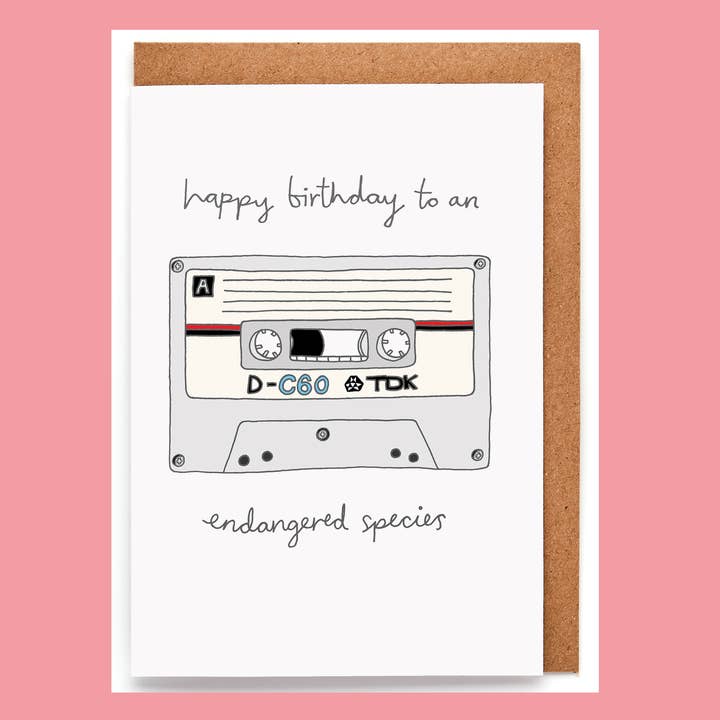 You've Got Pen On Your Face - Wholesale Birthday Card - Funny Cassette Birthday Card | Retro Card for Him8