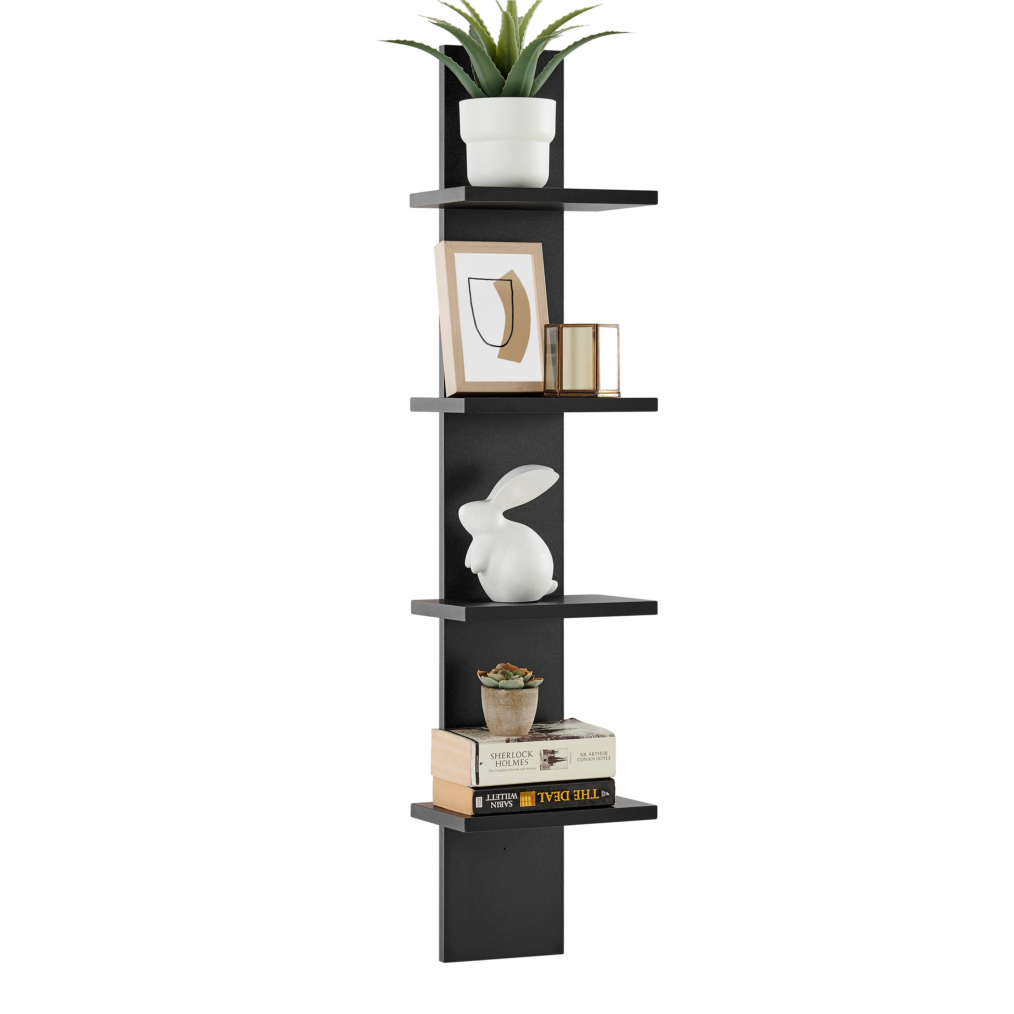 Danya B - Wholesale Wall Mounted Shelf - Arica Utility Column 4-Tier Spine Wall Shelves18