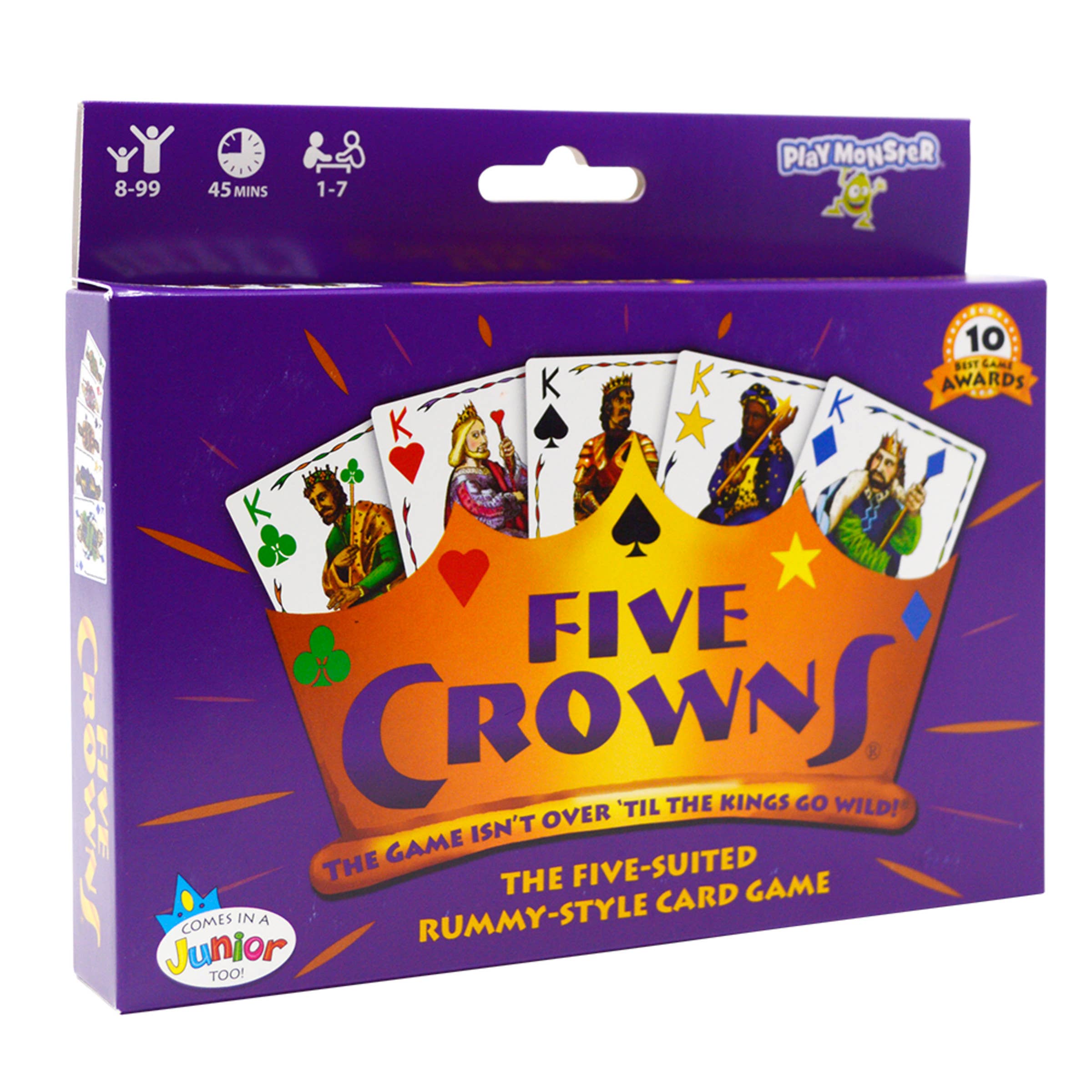 Play Monster - Wholesale Card Game - Five Crowns The Five-Suited Rummy-Style Card Game