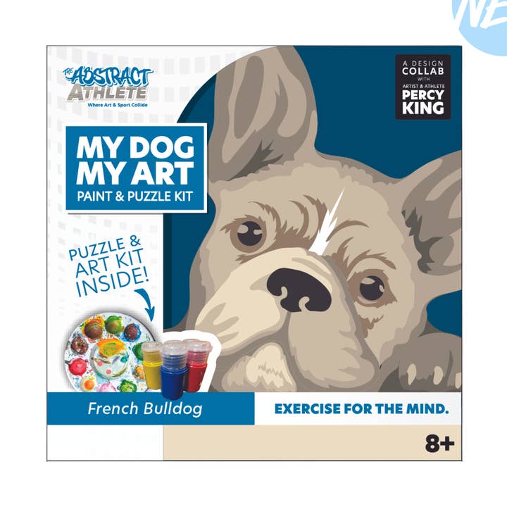 Abstrakt idrottsman får staplade min hund - fransk bulldogg för wholesale av BeginAgain