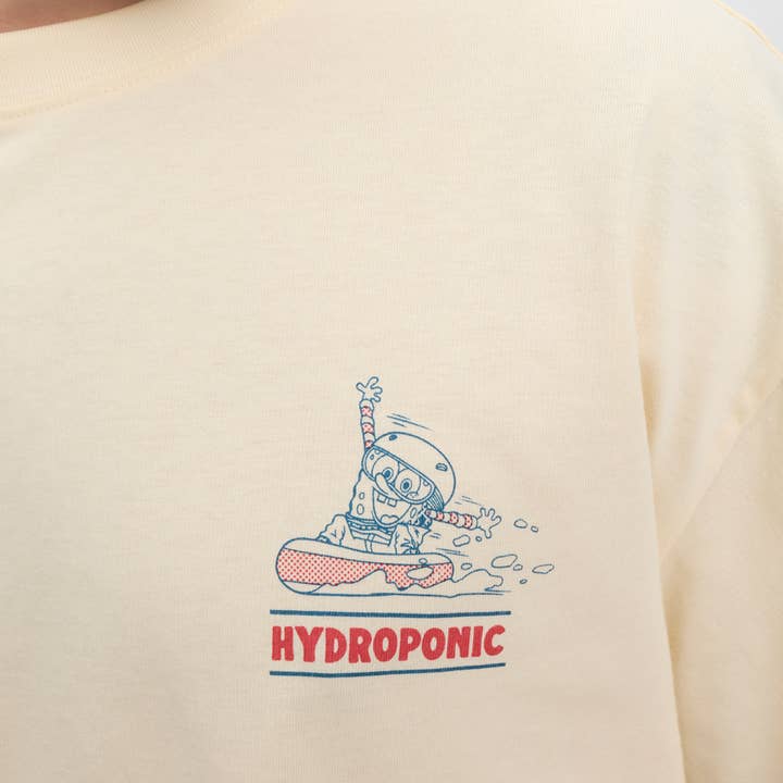 Hydroponic - Wholesale Screen Printed T-Shirt - Kids - SB Deep Sea SS YTH 01 - Off White6