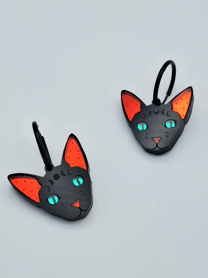 MISTYCAT Earrings for wholesale by LadyRockCreaciones