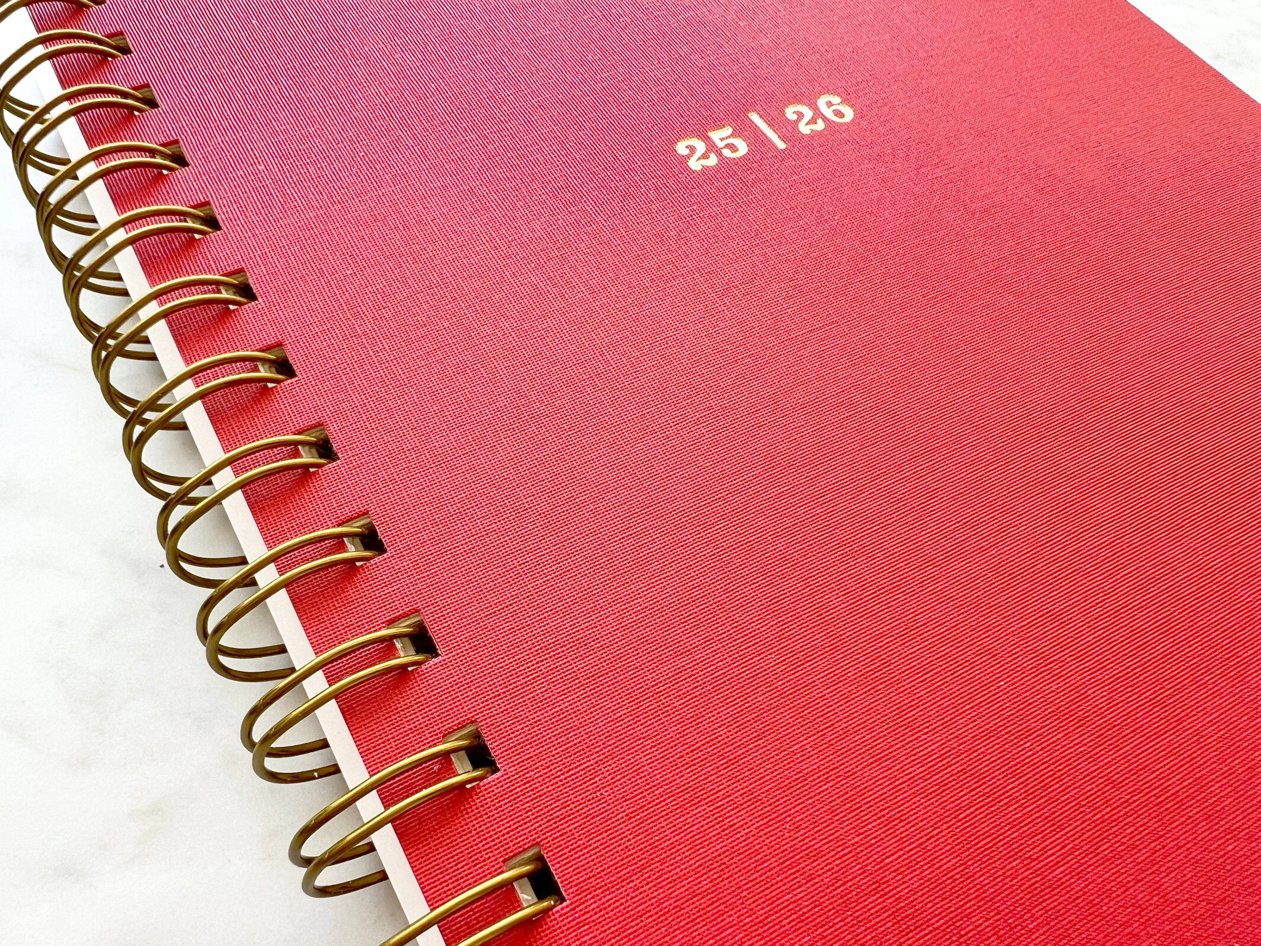 Favorite Story - Wholesale Planner - 12-Month Planner, Red Bookcloth1