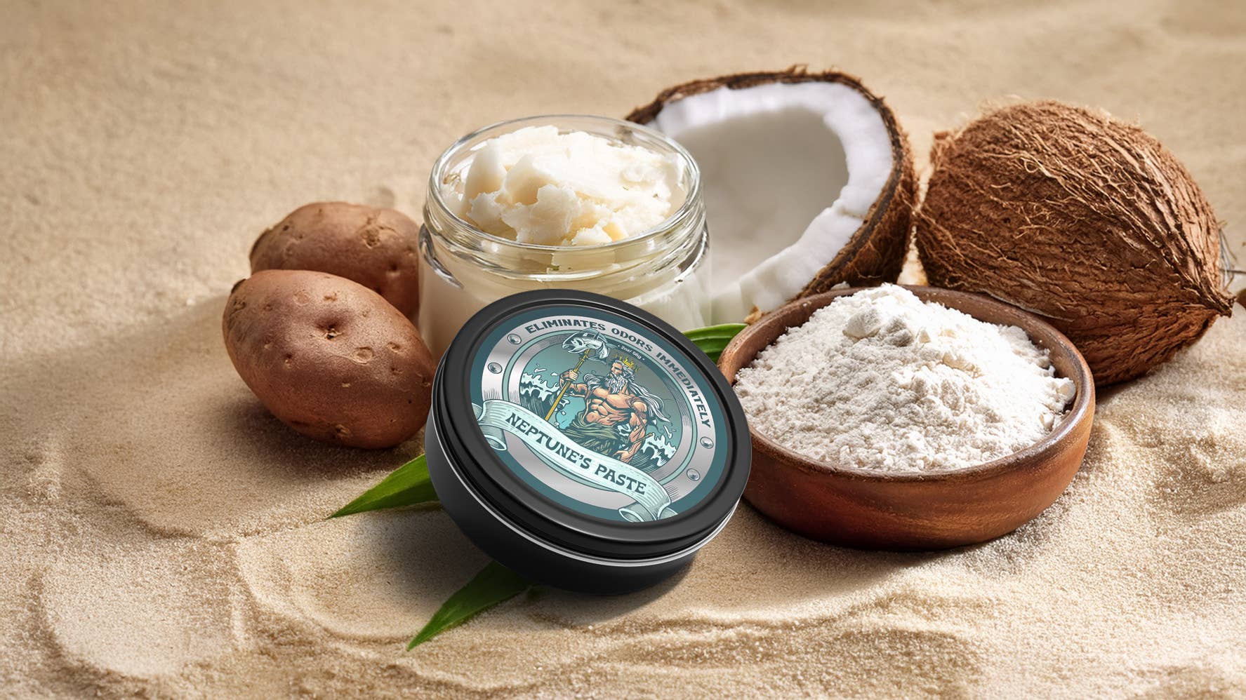 Celestial Skin & Body Solutions - Wholesale Body Balm/Butter - Neptune's Paste™  Hand Deodorizer (2oz)1