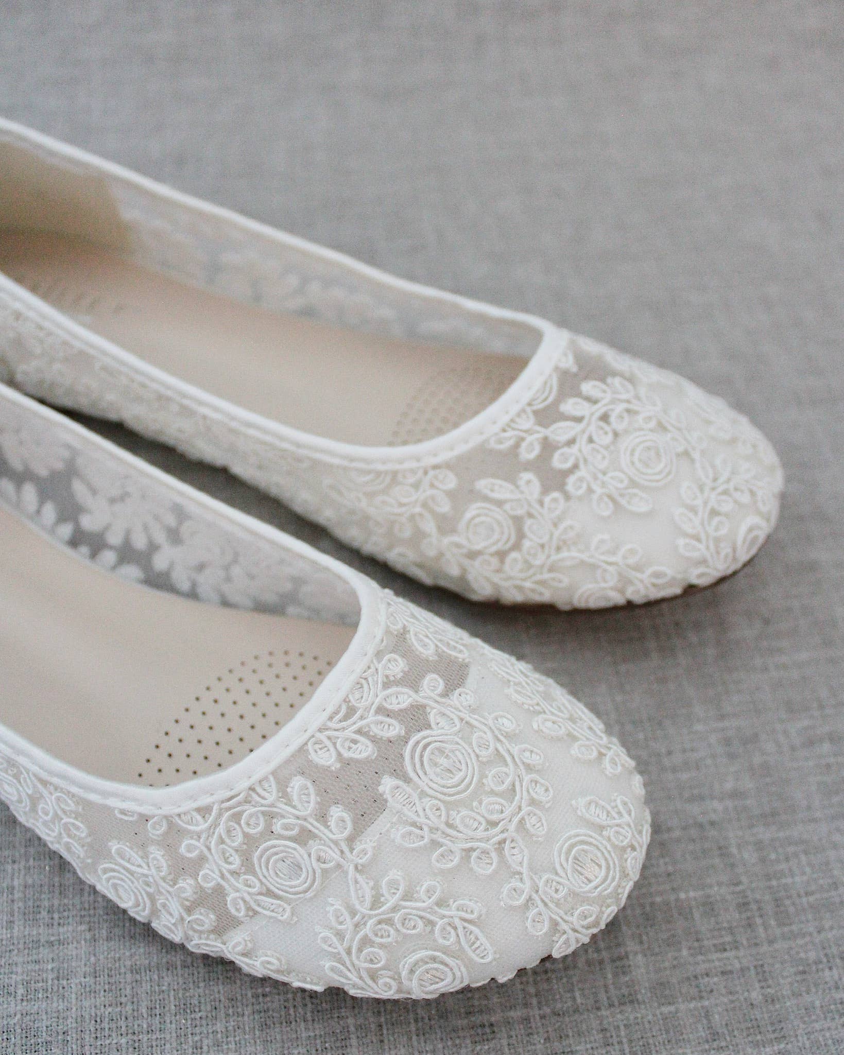 Kailee P. - Wholesale Flats - Women's - Crochet Lace Ballet Flats3