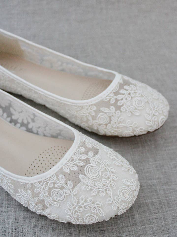Kailee P. - Wholesale Flats – Women’s - Crochet Lace Ballet Flats3