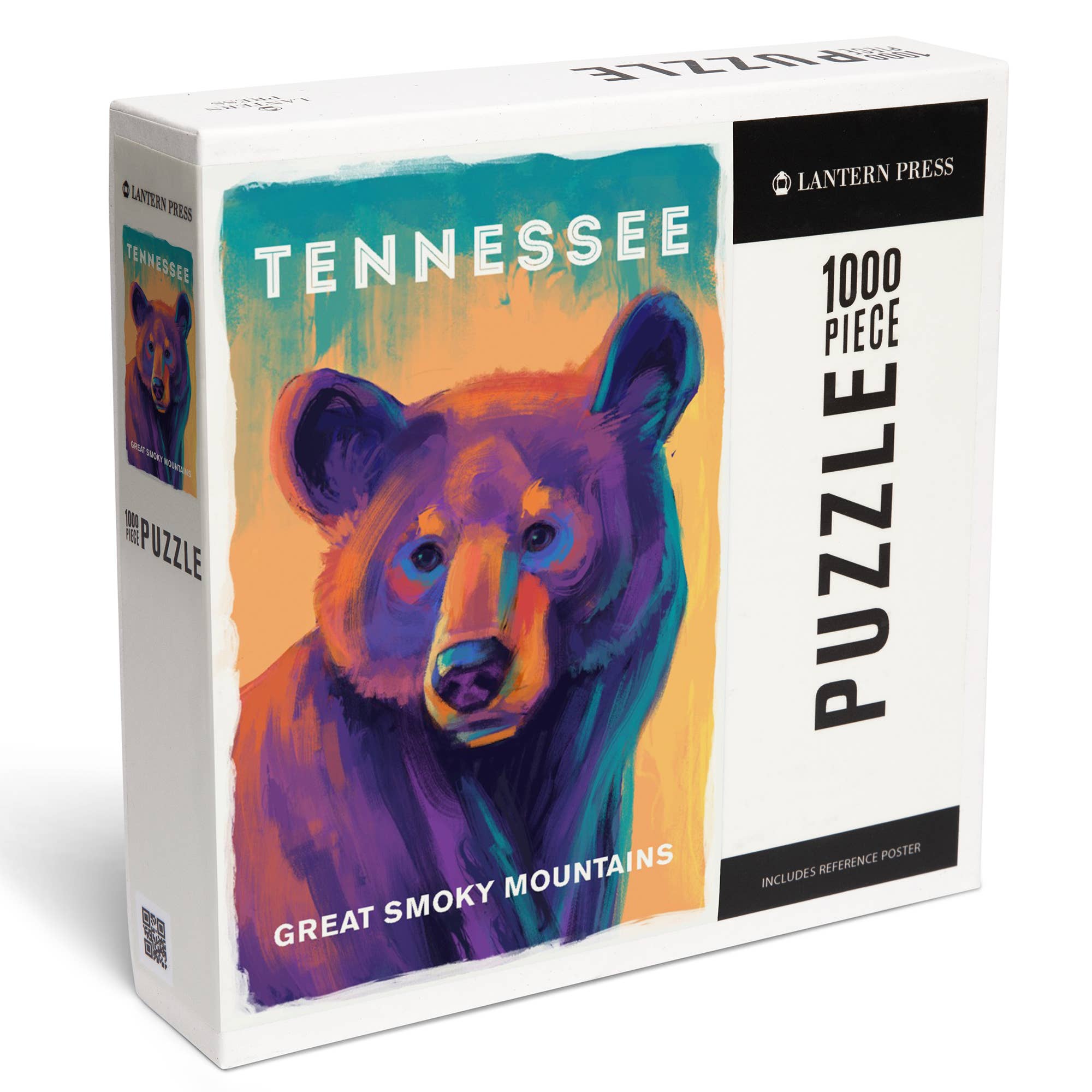 Lantern Press – wholesale Puzzle – Adult – 1000 PIECE PUZZLE Great Smoky Mountains, TN Vivid Black Bear0