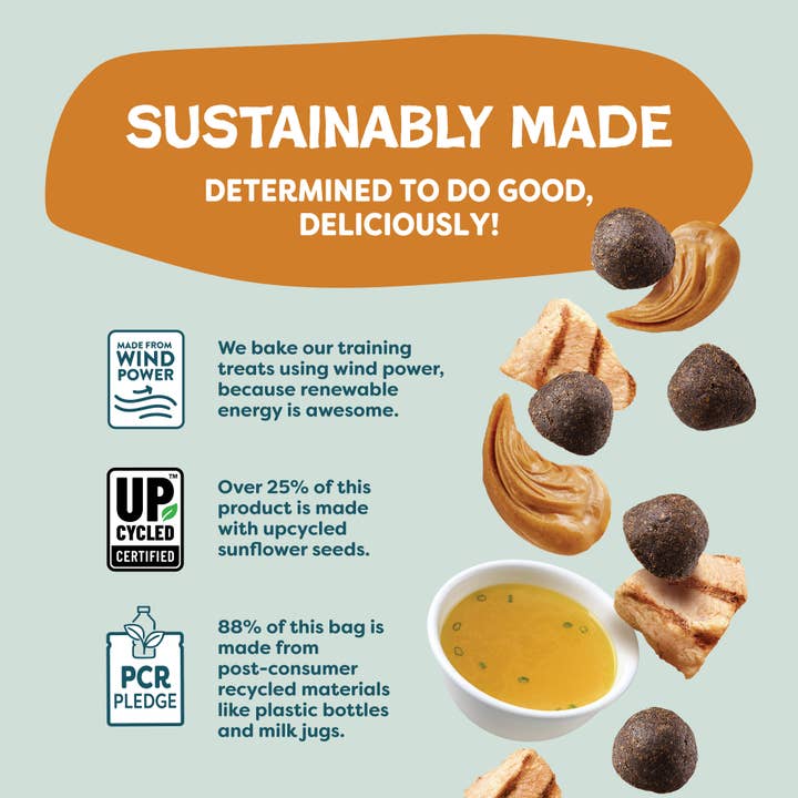 Shameless Pets - Wholesale Pet Treats - Dog - Peanut Butter Bliss Bone Broth Dog Training Treats3