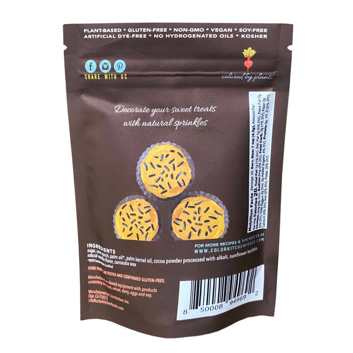 ColorKitchen - Wholesale Sprinkles - Natural Dark Cocoa Sprinkles7
