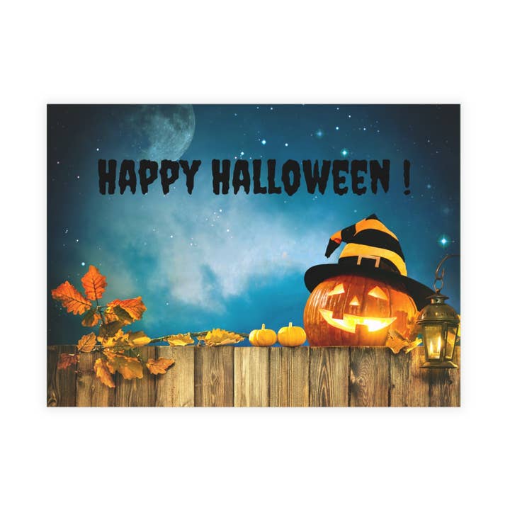 Happy Halloween Postcard for wholesale by Postcard Circus