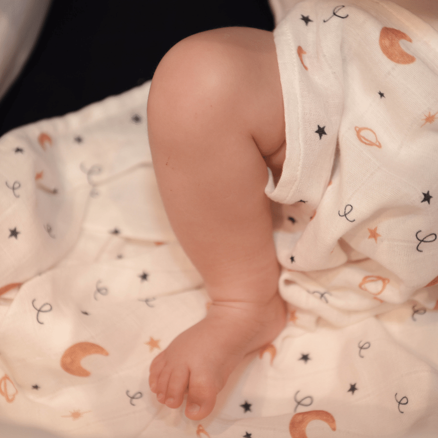 Tom & Mila - Wholesale Deken - Kinderen en baby - Set van 2 extra zachte luiers 70 x 70 cm2