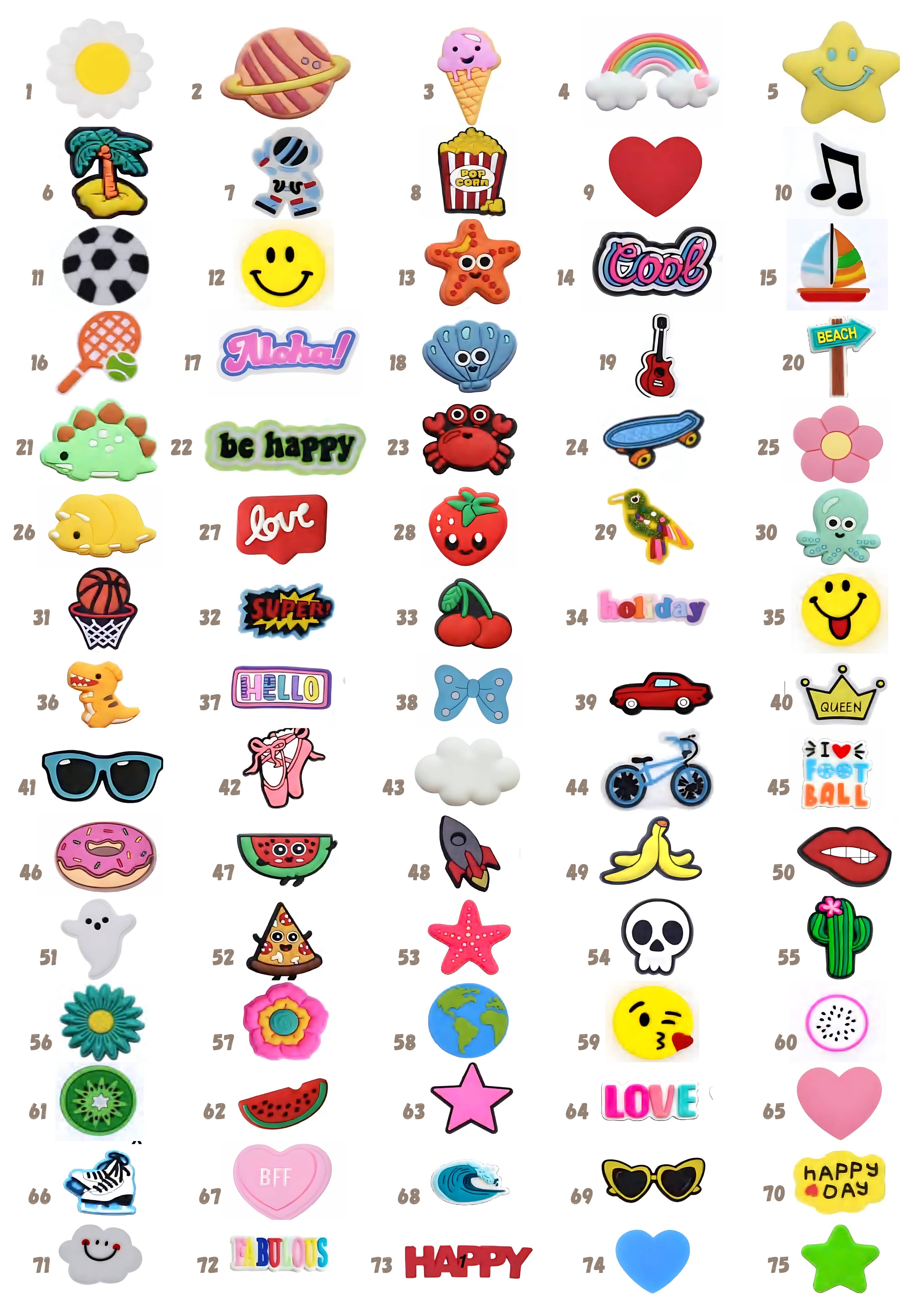 PETIKIDS – Joias DIY - Crianças por atacado – Kit inicial - Bolsinhas personalizáveis com barra de charms - DIY17