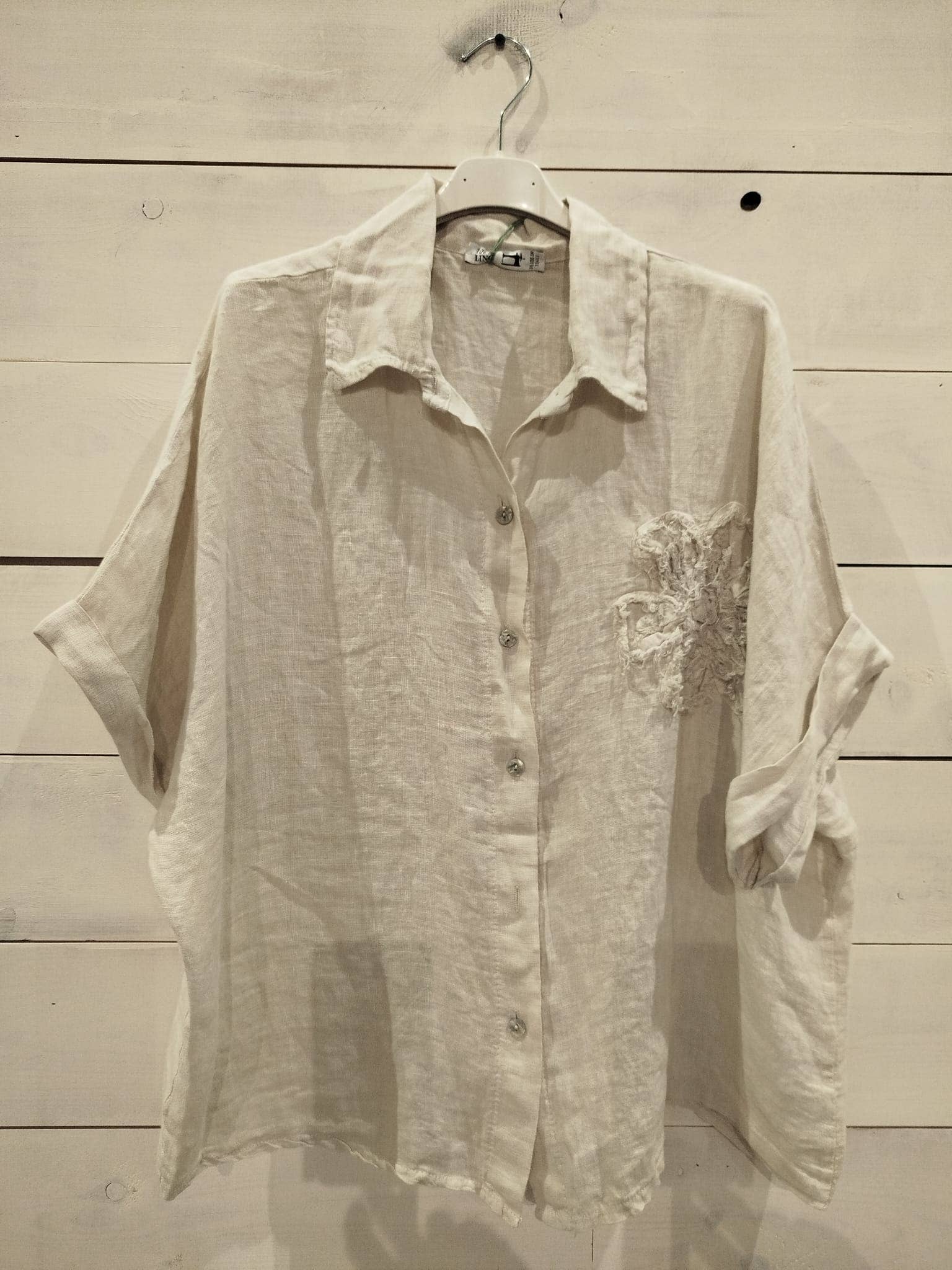 Linos y Textiles - Venta al por mayor Camisa con botones - Mujer - REF: 20341 Camisa Flor0