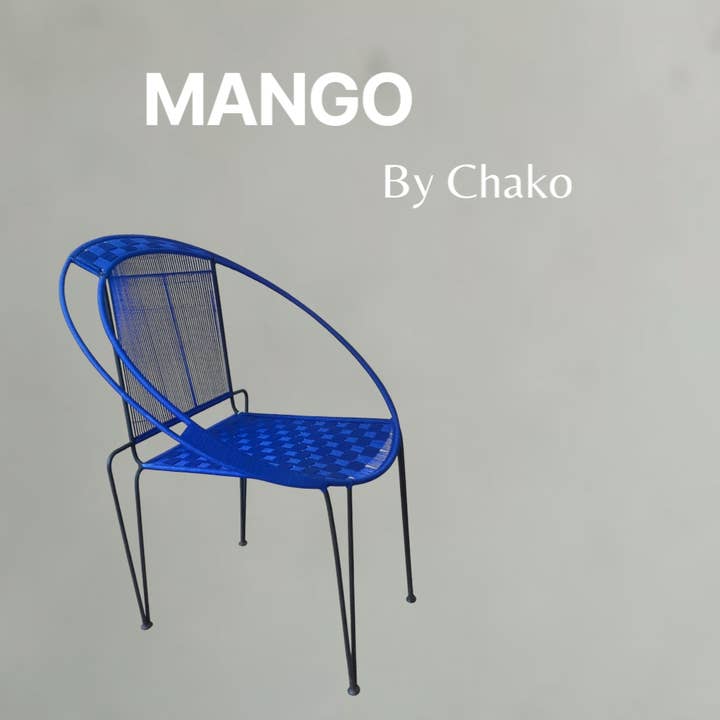 CHAKO - Mango armchair - Indigo for wholesale by Arteurs SAS