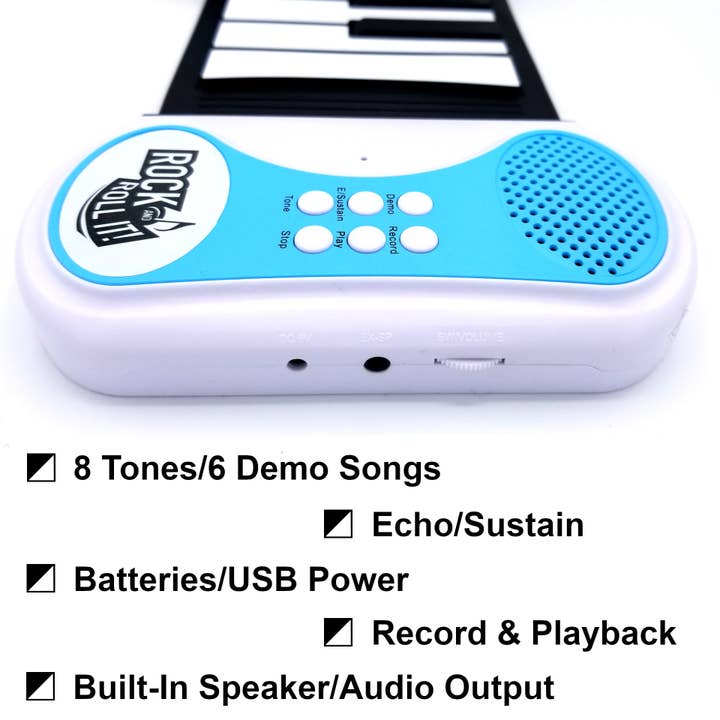 MukikiM Toys & Games - Wholesale Musical Toy - Kids & Baby - Classic Piano - 49 Standard Keys Electronic Silicone Pad