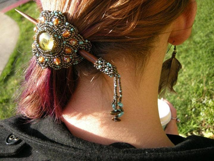 Lumily - Vendita all'ingrosso Fermaglio per capelli - Donna - Fermaglio con perline Michelle (assortite) - Guatemala1