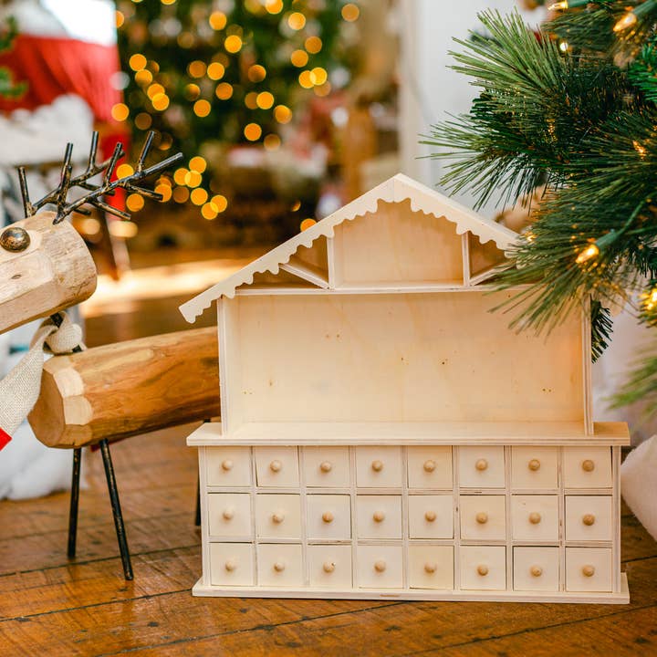 Woodpeckers Crafts - Wholesale Advent Calendar - Unfinished wooden Advent Calendar14