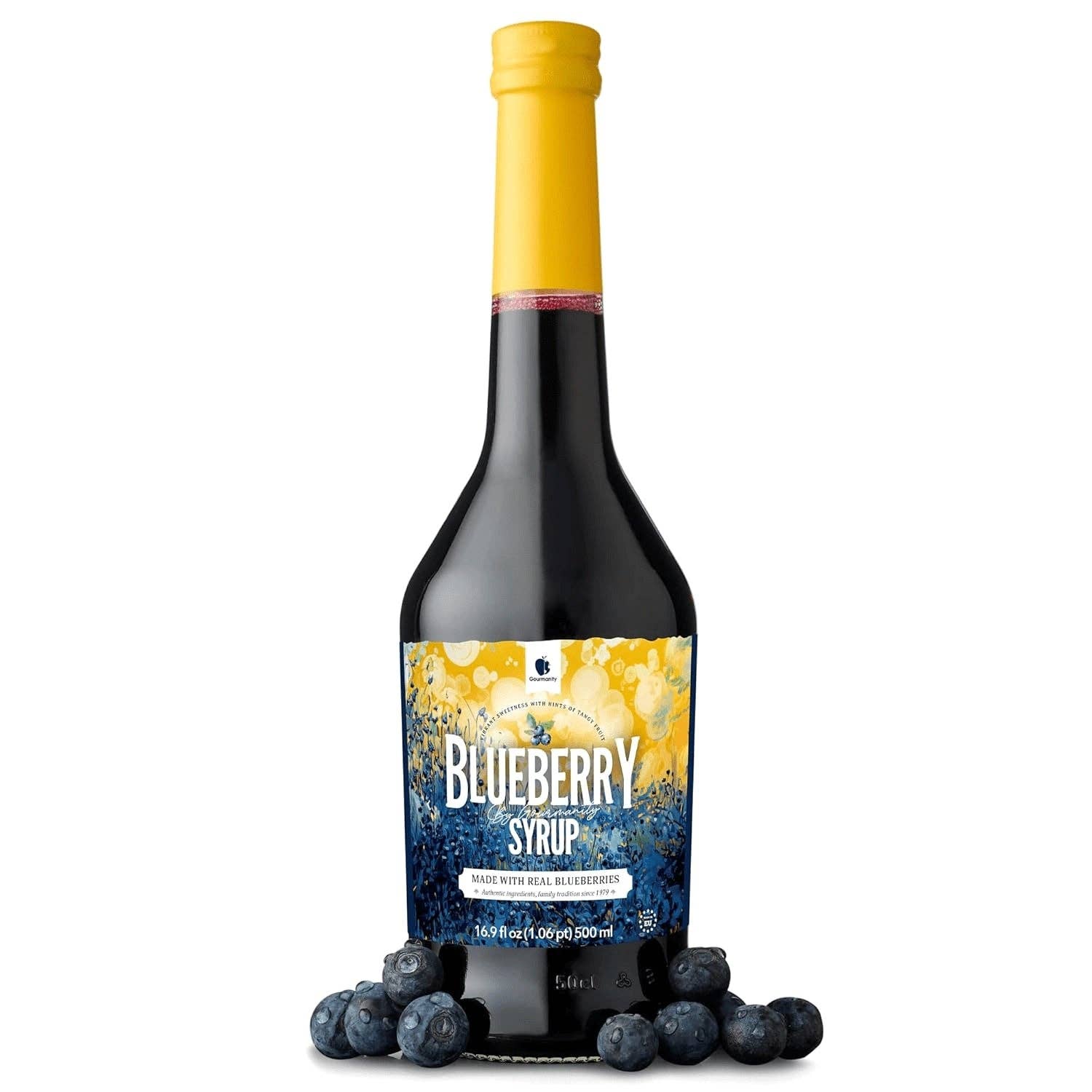 Think Distributors - Wholesale Cocktail Mix/Syrup - Gourmanity Blueberry Syrup 16.9 fl oz0