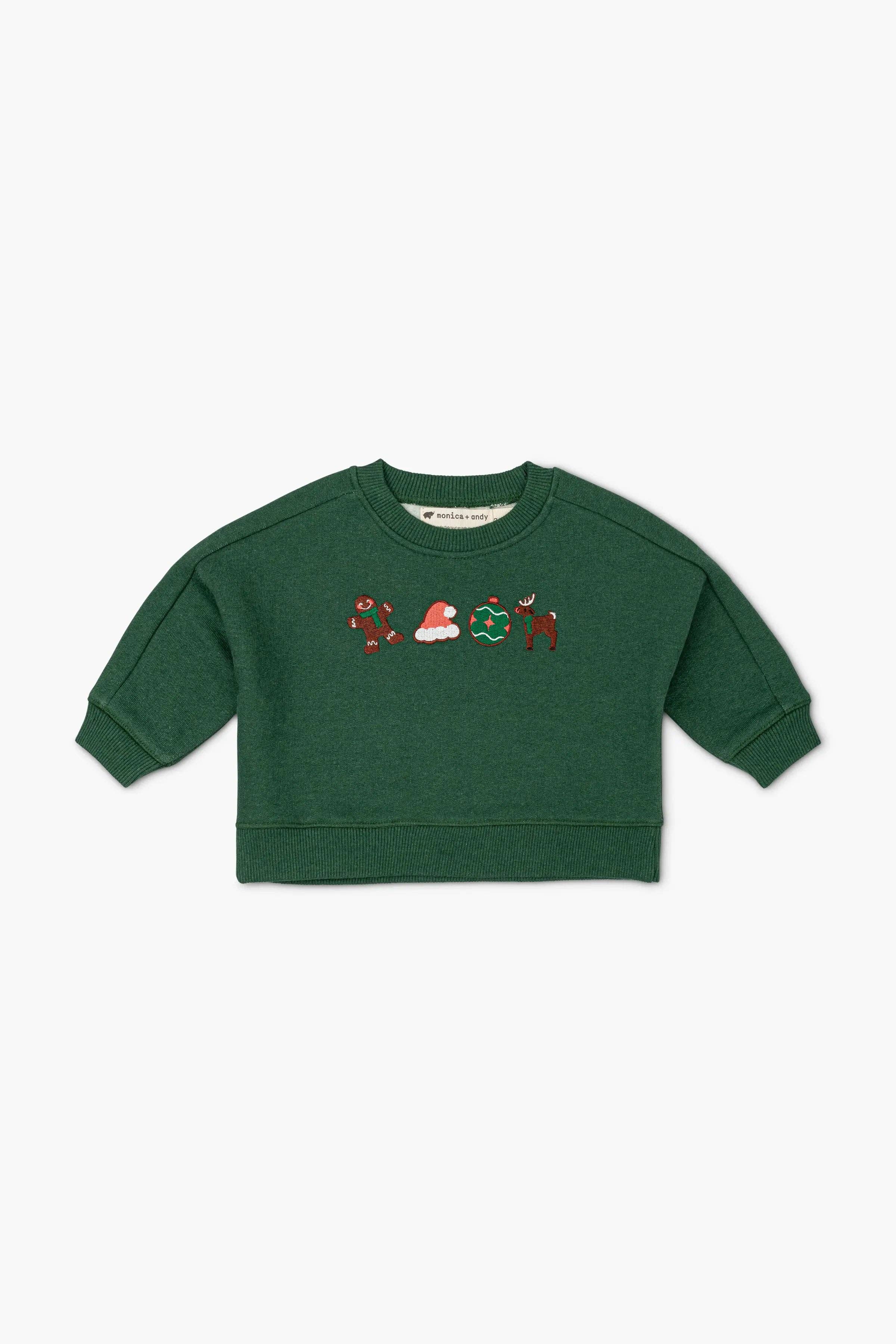 Monica + Andy – Engroshandel Sweatshirt - Børn – Sportslig sweatshirt_Christmas Cookies0
