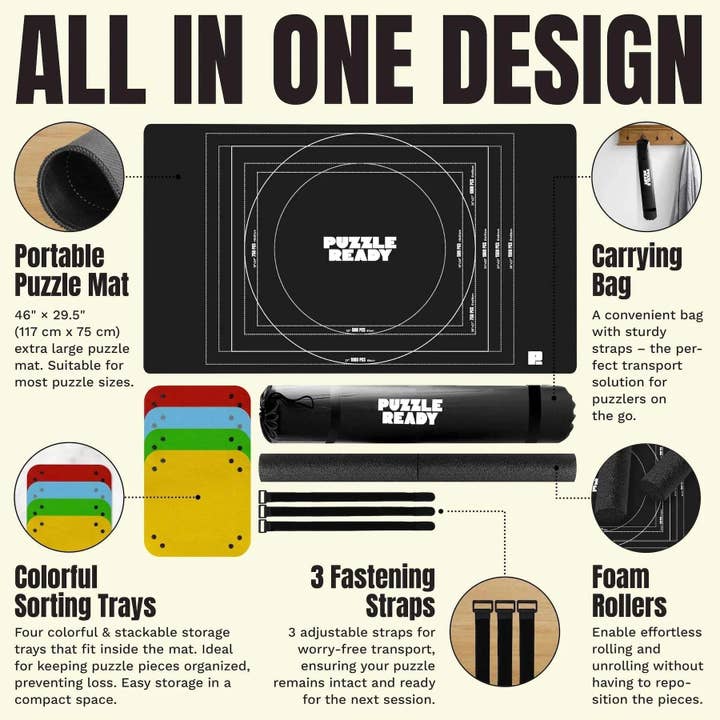 Puzzle Ready - Wholesale Puzzle - Adult - Portable Jigsaw Puzzle Mat7