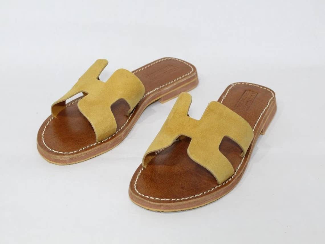 HandmadeBestSeller – wholesale Sandals – Women's – Moroccan suede sandals sewn entirely, handmade9