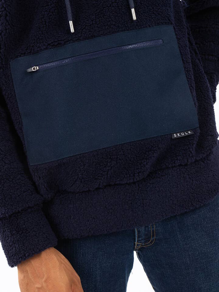 StockNow Unipessoal - Wholesale Hoodie - Men's - Hoodie Grain Navy Blue3