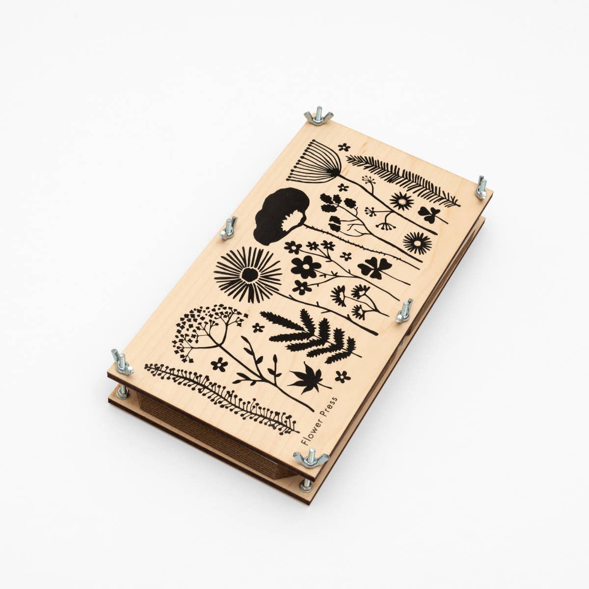 Studio Wald - UK Made - Vente Kit de bricolage - Grande presse à fleurs - Silhouette