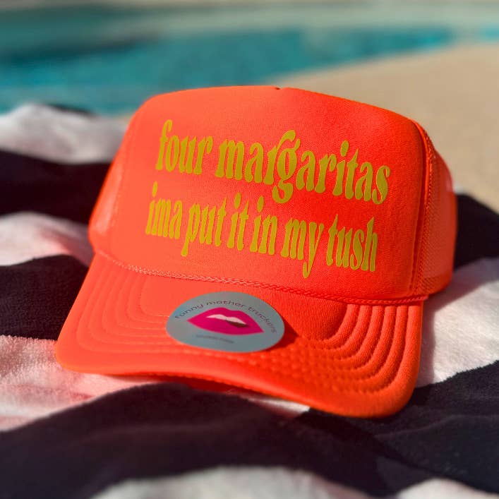 GIV MIG FIRE MARGARITAS TRUCKERKASKETTE for engroshandel hos Funny Mother Truckers
